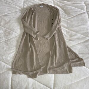 J. Jill Tan Knit Cardigan